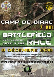 poster_battlefield_web LA BATTLEFIELD RACE 2 ème édition en 2019 de cette course à obstacles au camp militaire de Dirac.