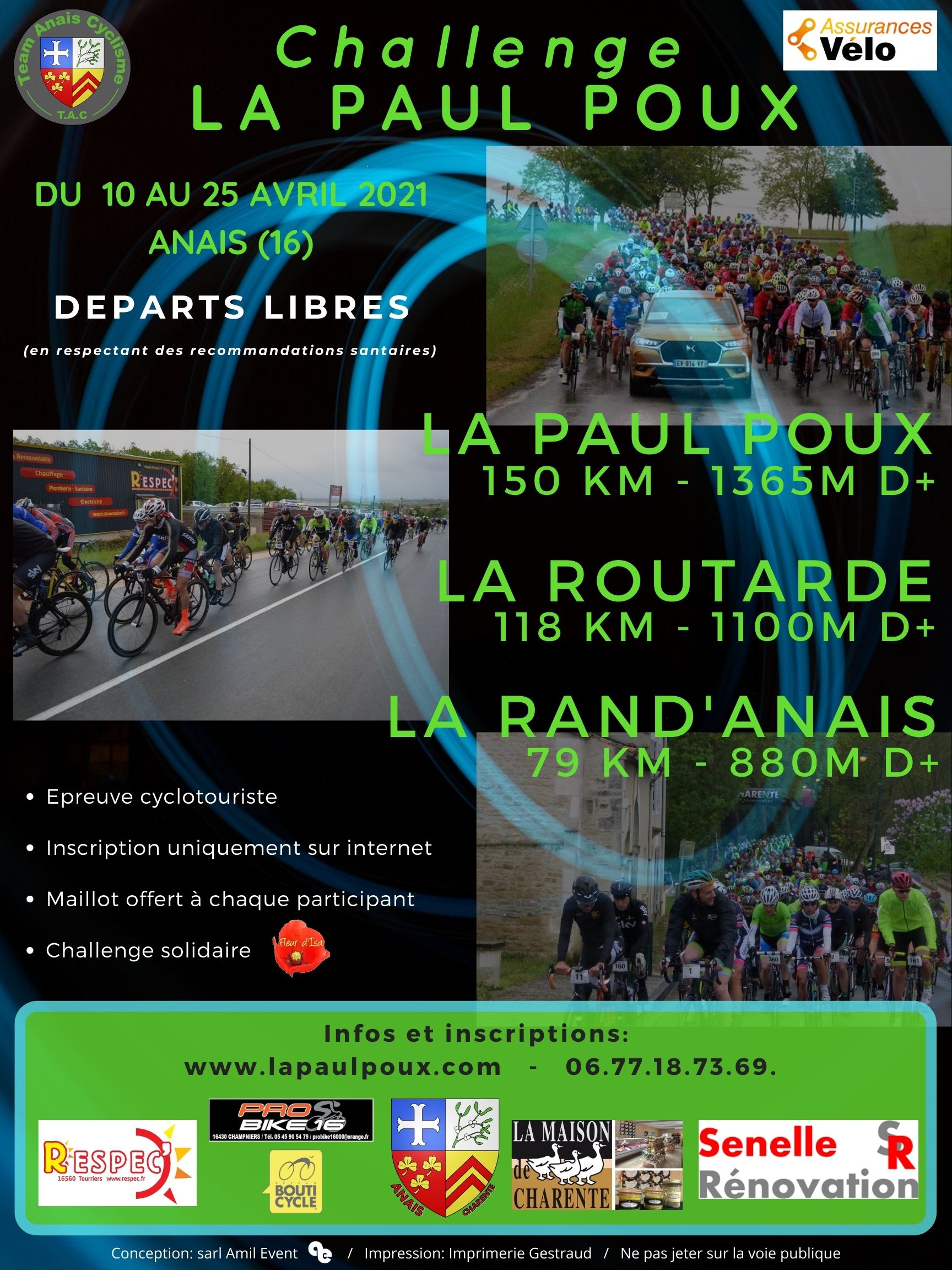 Affiche CHALLENGE PP2021 Trail Urbain Angoumoisin