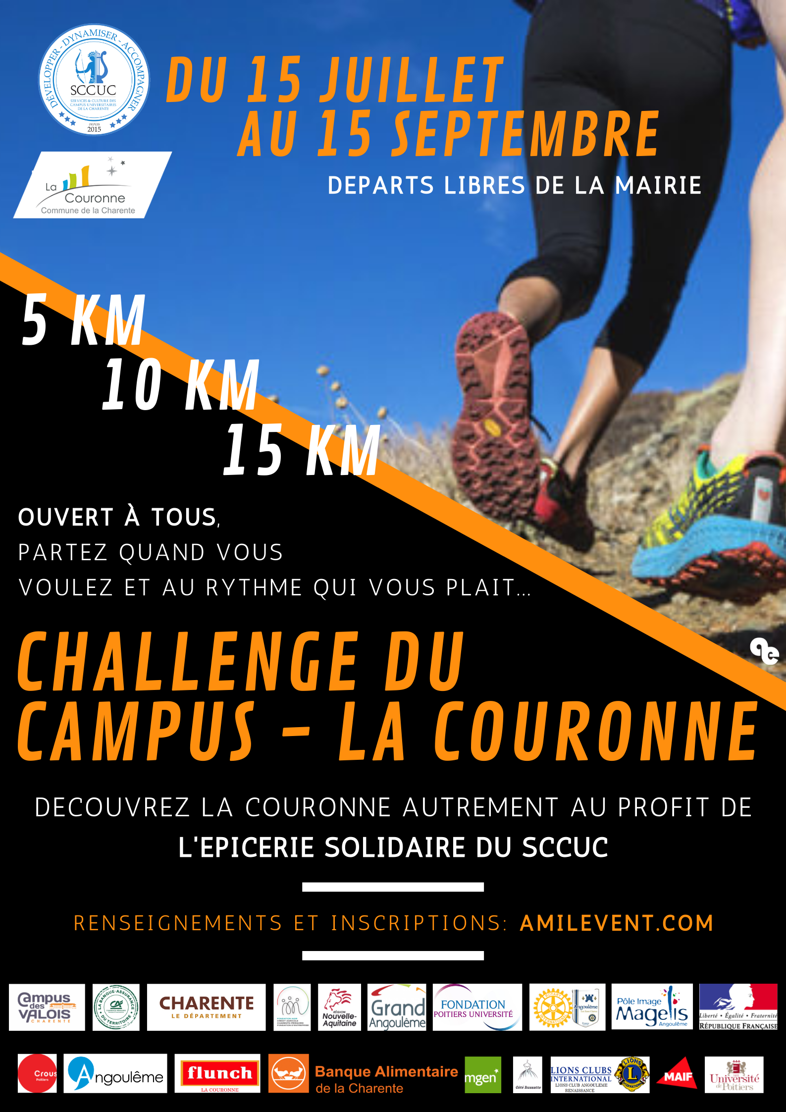 CHALLENGE du campus Trail Urbain Angoumoisin