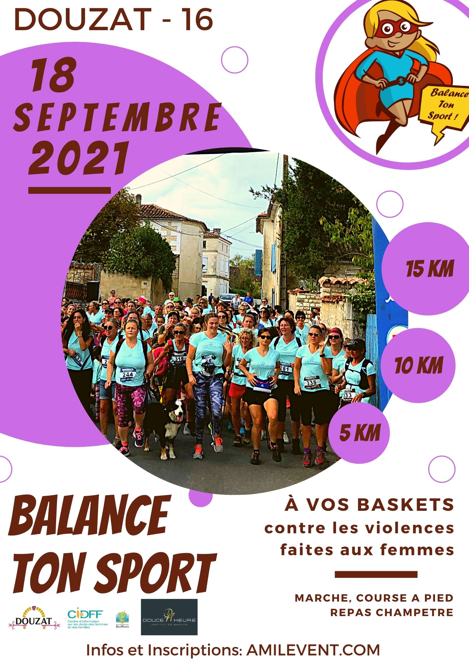 Affiche BTS2021 Trail Urbain Angoumoisin