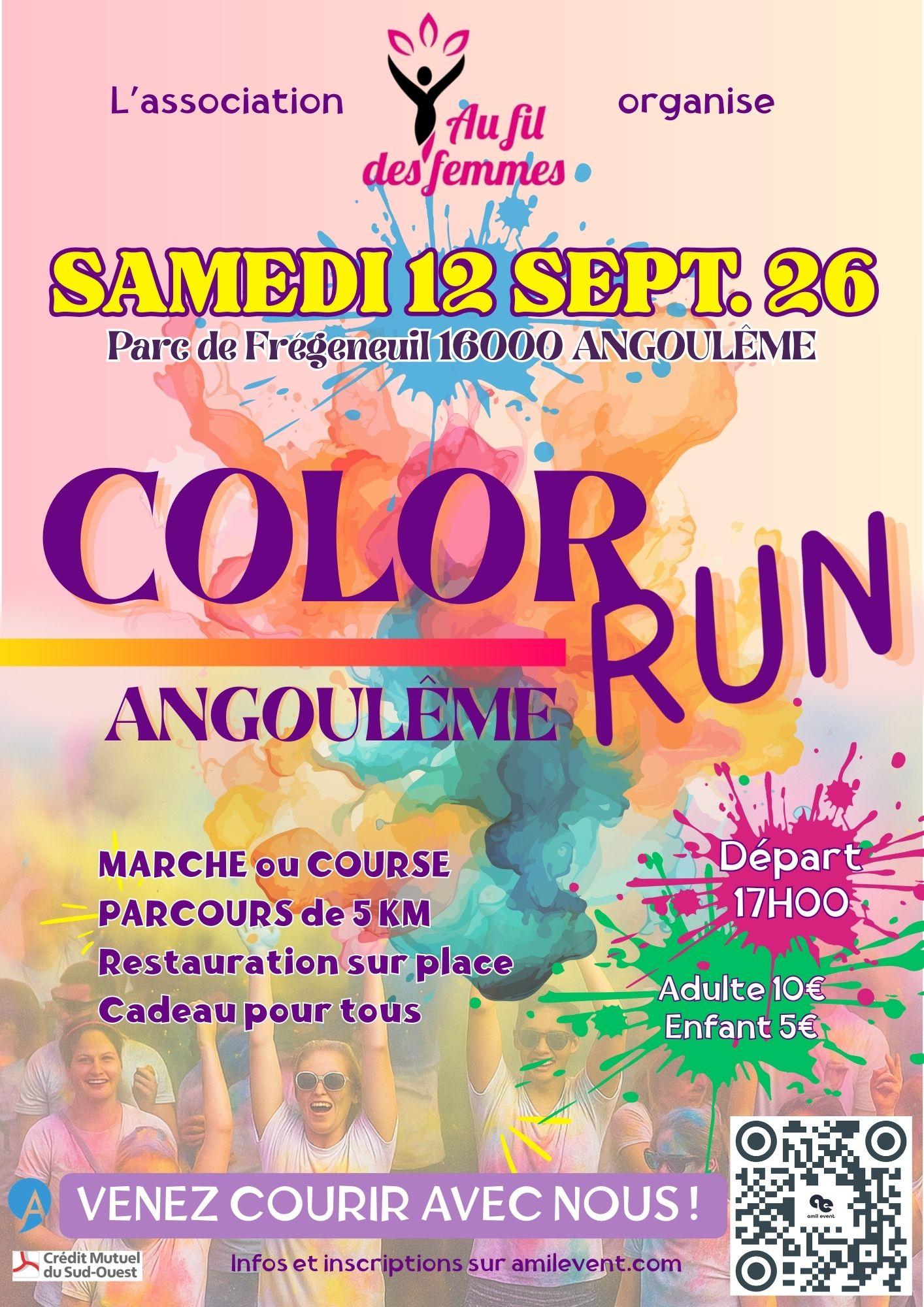 Color Run Angoulême 2026